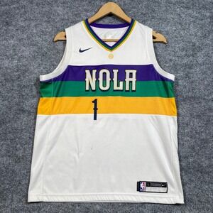 Nike‎ Zion Williamson New Orleans Pelicans City Edition Jersey Kids Large 14-16